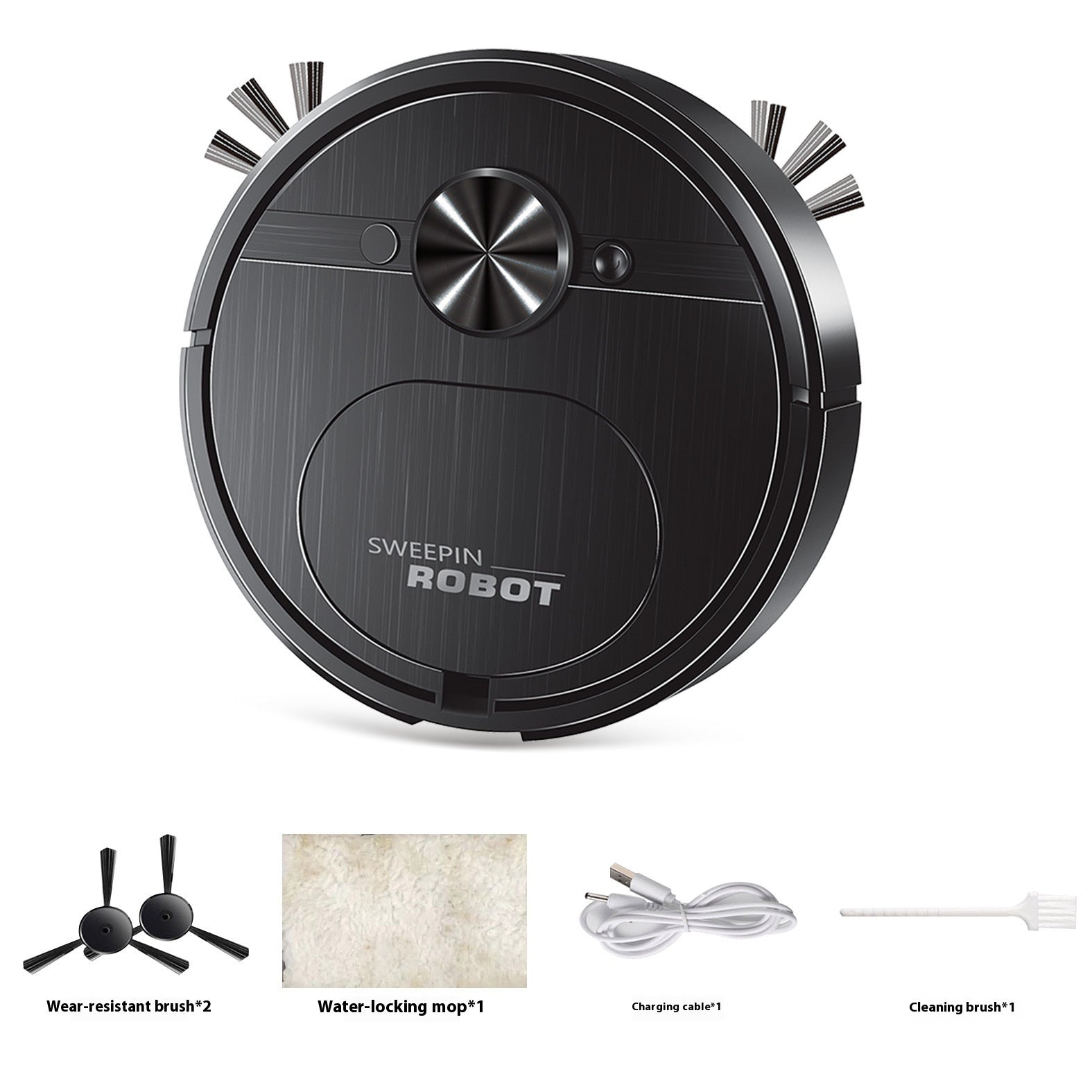 Three-in-one USB Charging Automatic Home Intelligence Cleaner